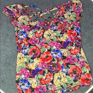 flower print shirt
